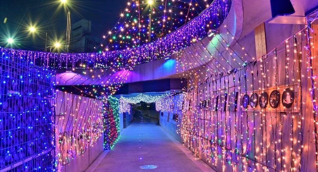豐原葫蘆墩圳今年配合現場的地景裝置藝術