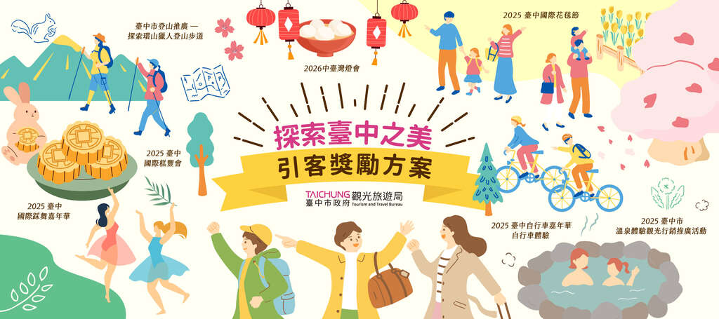 探索臺中之美 引客獎勵方案