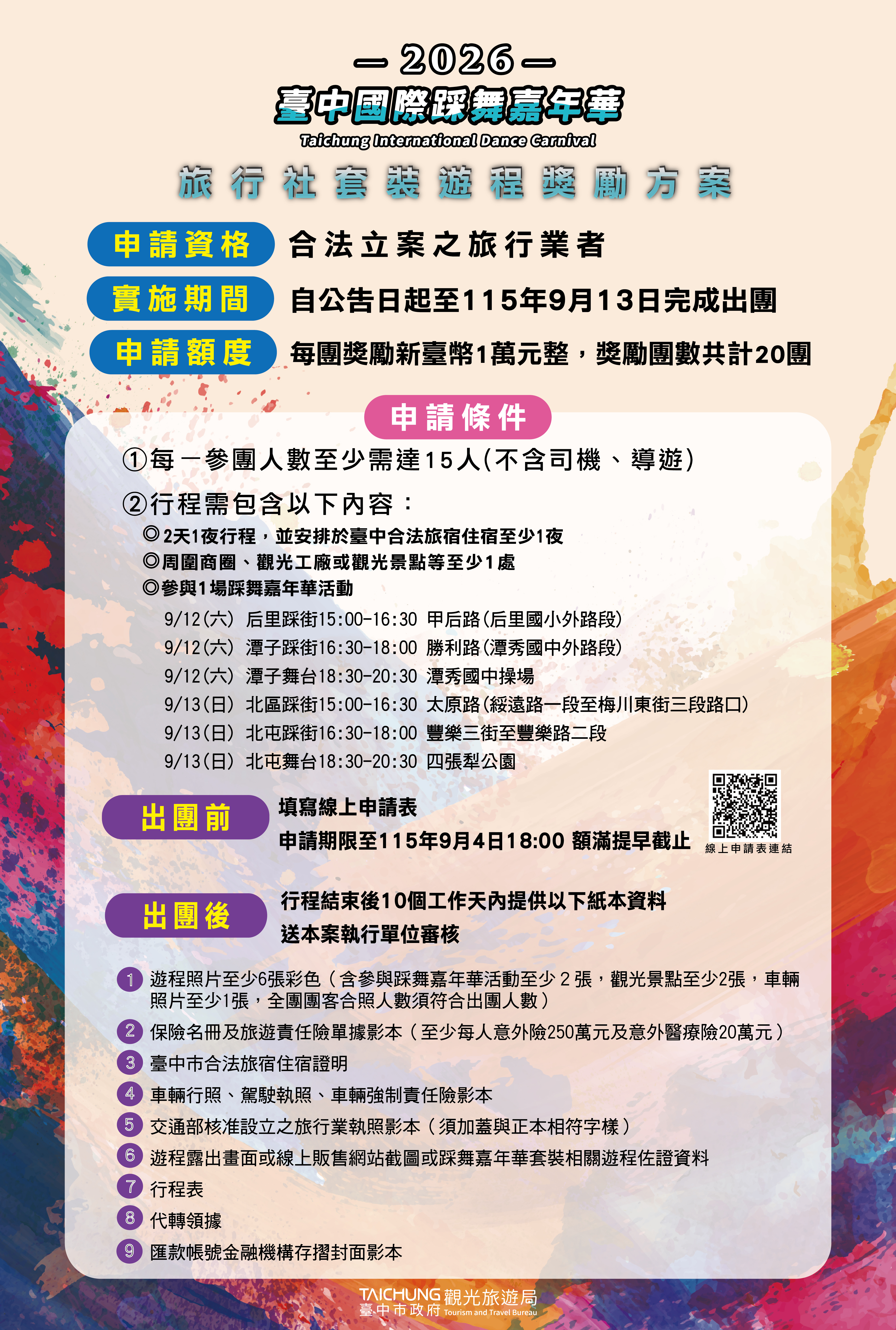 2026旅行社獎勵方案海報