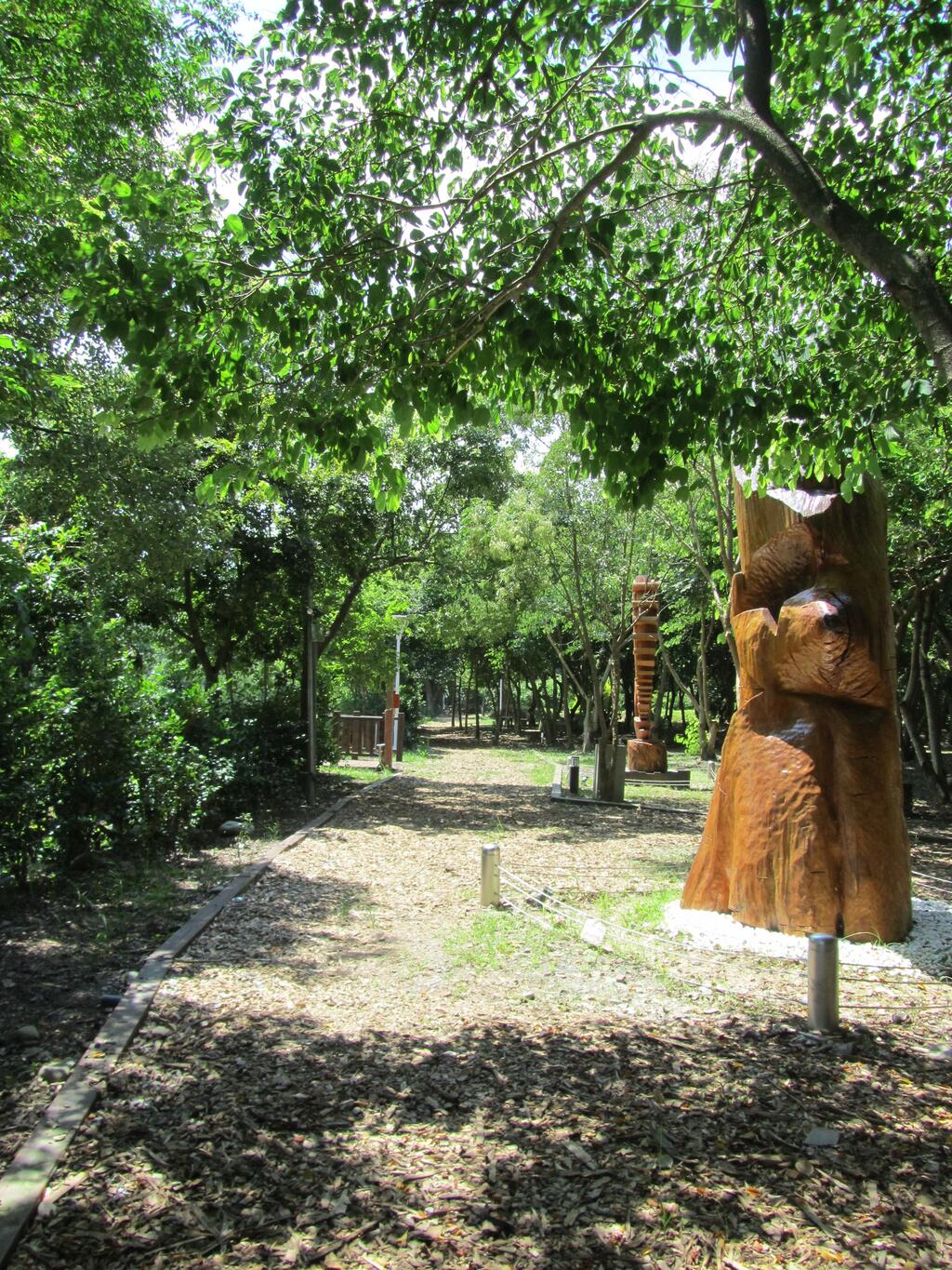 東勢林業文化園區-木屑步道